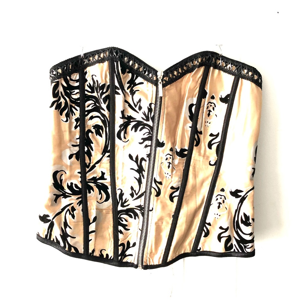 Black and Gold Corset